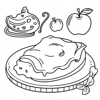 Apple Pie Coloring Page 42962-34464