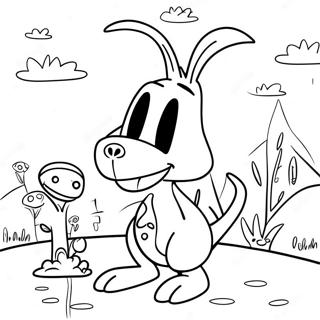 Rocko's Modern Life Coloring Pages