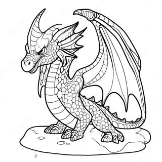 Hivewing Dragon Coloring Page 42982-34478