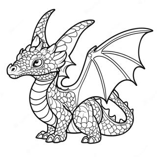 Hivewing Dragon Coloring Page 42982-34479