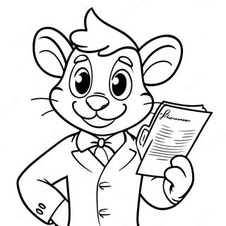 Geronimo Stilton Coloring Page 43012-34506