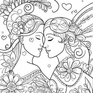 Soulmate Love Quotes Coloring Page 4301-3604