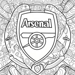 Arsenal Coloring Pages