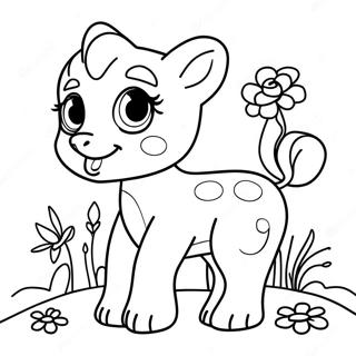 Animal Precious Moments Coloring Page 43052-34535