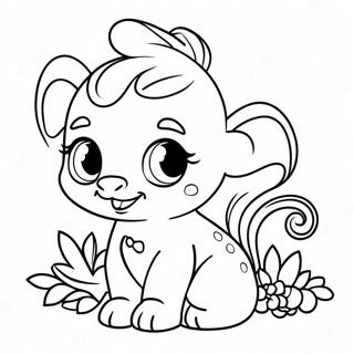 Animal Precious Moments Coloring Page 43052-34536