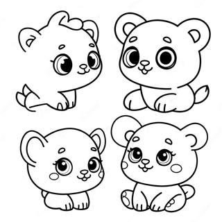 Cute Baby Animals Precious Moments Coloring Page 43053-34538