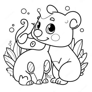 Cute Baby Animals Precious Moments Coloring Page 43053-34539