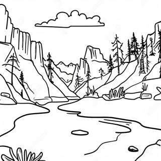 Yellowstone Coloring Pages