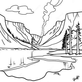 Yellowstone National Park Coloring Page 43082-34558