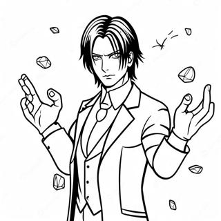 Sebastian Michaelis In Action Coloring Page 43093-34569