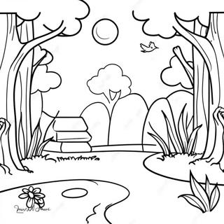 Montessori Nature Scenes Coloring Page 43103-34577