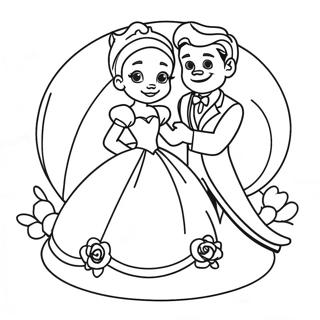 Disney Wedding Coloring Page 43112-34582