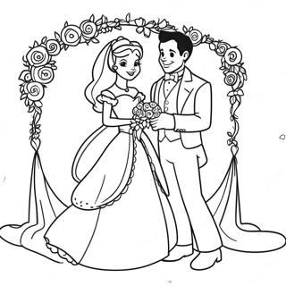 Disney Wedding Coloring Page 43112-34583