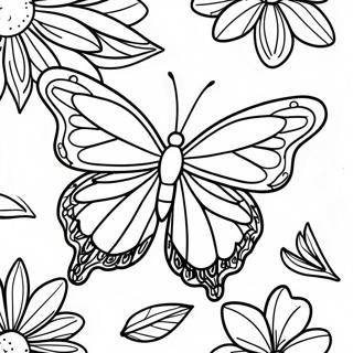 Colorful Leafwing Butterfly Coloring Page 43173-34634