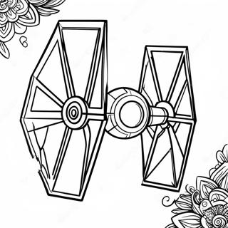 Tie Fighter Coloring Pages