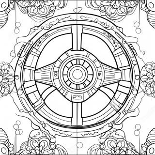 Detailed Tie Fighter Coloring Page 43183-34640