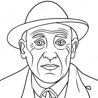 Pablo Picasso Coloring Page 43192-34652