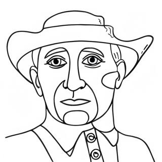 Pablo Picasso Coloring Pages