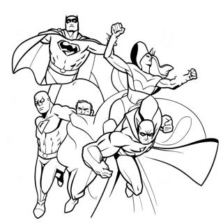 Dc Superheroes Coloring Page 431-346