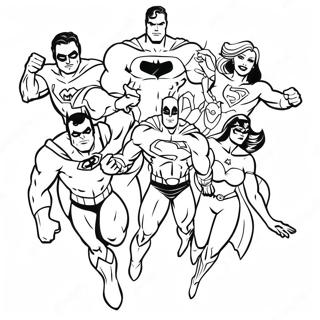 Dc Superheroes Coloring Page 431-347