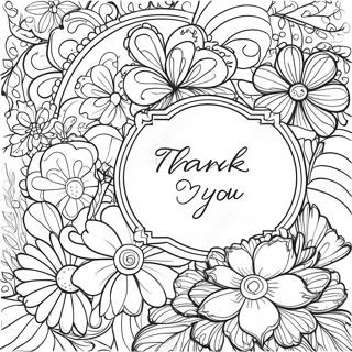 Thank You Coloring Page For Adults 43202-34654