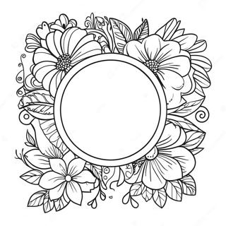 Elegant Thank You Note Coloring Page 43203-34658