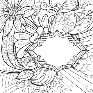 Elegant Thank You Note Coloring Page 43203-34660