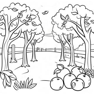 Apple Orchard Coloring Page 43222-34670