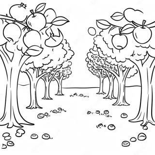 Apple Orchard Coloring Page 43222-34672