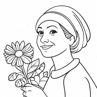 Aunt Coloring Pages