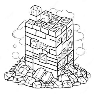 Minecraft Tnt Block Coloring Page 43252-34692