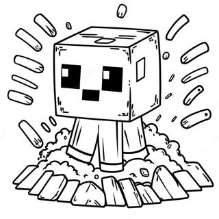 Explosive Minecraft Tnt Coloring Page 43253-34694