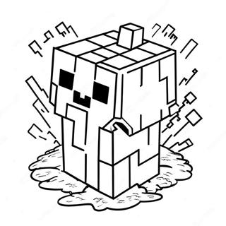 Explosive Minecraft Tnt Coloring Page 43253-34695