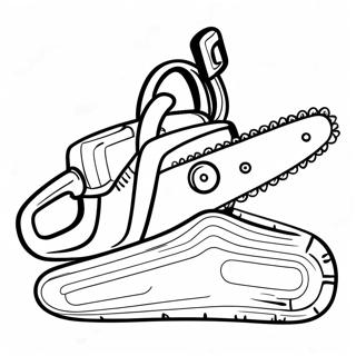 Chainsaw Coloring Pages