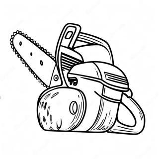 Chainsaw Coloring Page 43262-34702