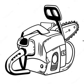 Chainsaw Coloring Page 43262-34703