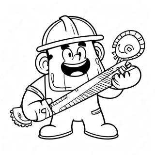 Chainsaw Coloring Pages