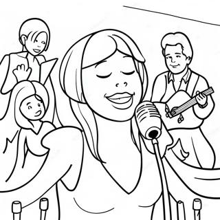 Ms Rachel Singing With Friends Coloring Page 43273-34711