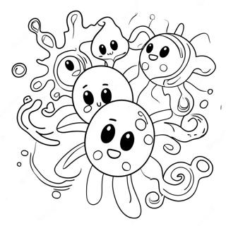 Germs Sheet Coloring Pages