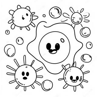 Germs Sheet Coloring Page 43292-34723