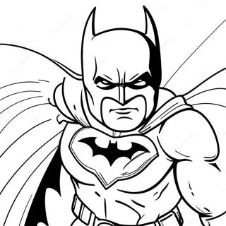 Batman In Action Coloring Page 432-343