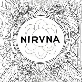 Nirvana Logo Coloring Page 43302-34730