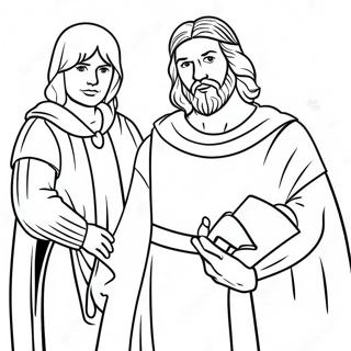 Bible Heroes Coloring Page 43322-34742