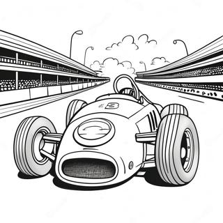 Derby Race Car Coloring Page 43372-34784