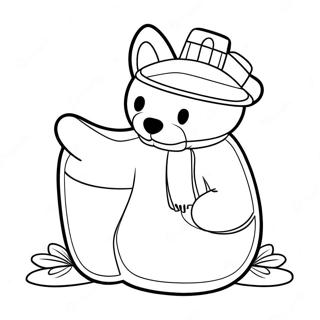 The Mitten Coloring Pages