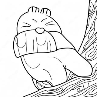 The Mitten Coloring Page 43392-34799