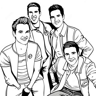 Big Time Rush Coloring Page 43402-34819