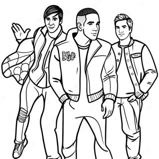 Big Time Rush Coloring Pages