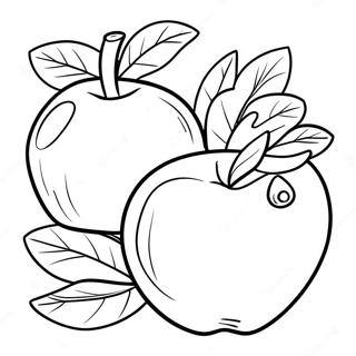 Rosh Hashanah Apple And Honey Coloring Page 4341-3640