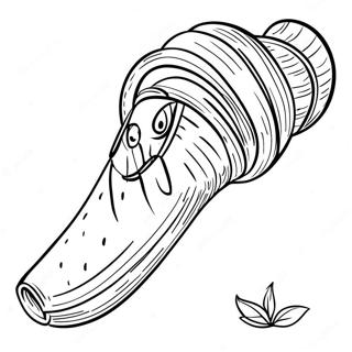 Rosh Hashanah Shofar Coloring Page 4342-3642